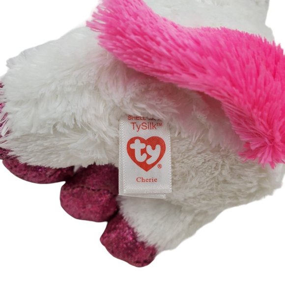 Ty Beanie Boos CHERIE the Unicorn 9" Plush‎ Pink Stuffed Animal Walgreen's Excl - Picture 10 of 10